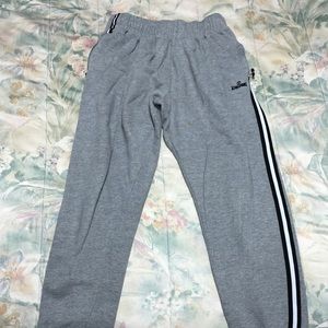 Grey sweatpants